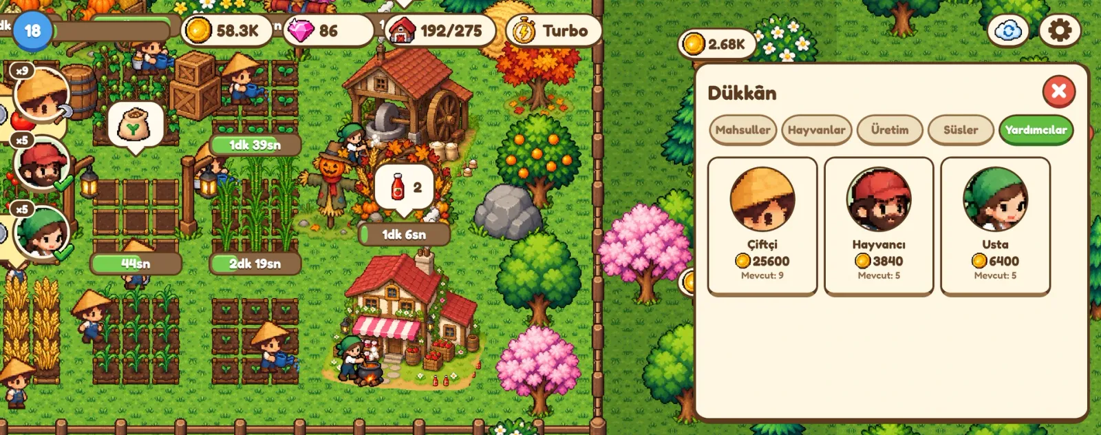 Çiftliğin için yardımcılar işe al